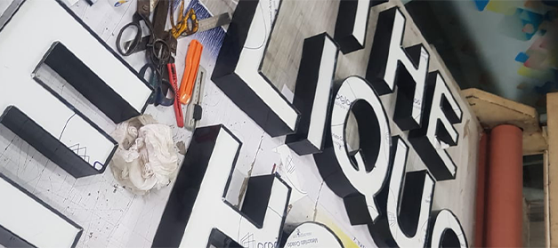 How to estimate the cost for large channel letter signs in india