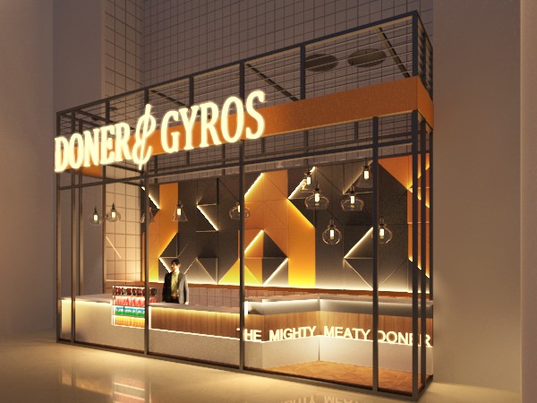 Die mould acrylic panel signage used by premium brands