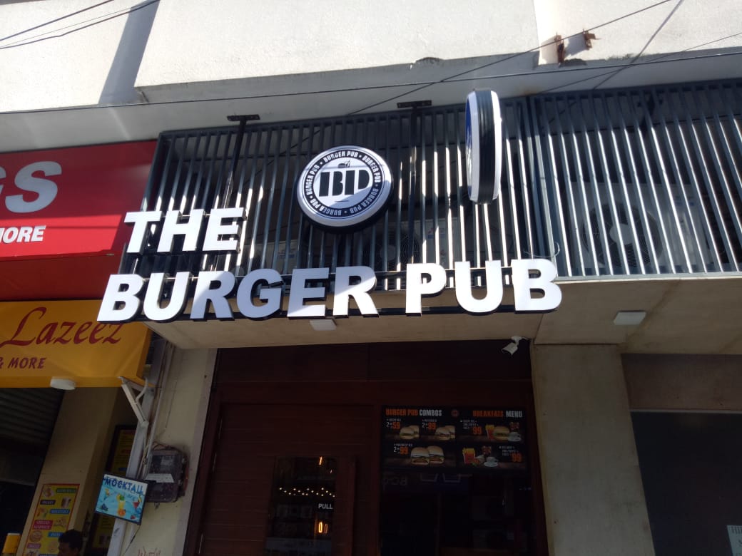 Premium acrylic signboard installation