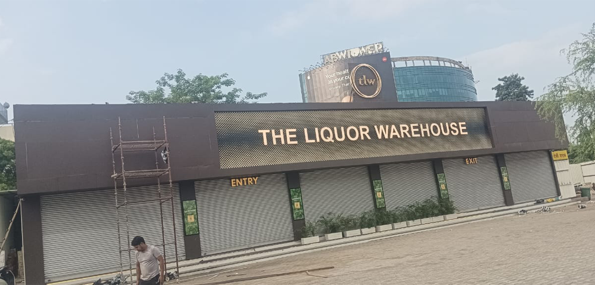 TLW IFFCO Chowk exterior signage project in Gurgaon