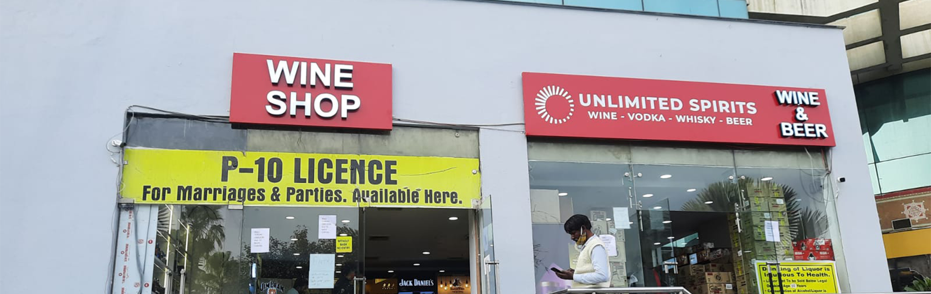 Commercial exterior signage design project