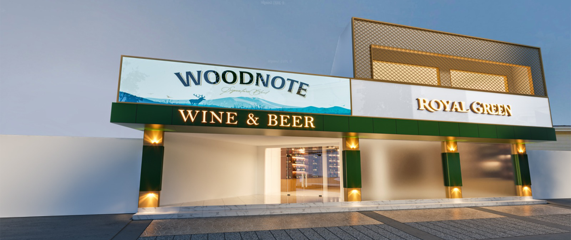 Brand shop signage at Sarai Chowk Bahadurgarh