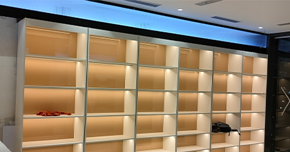 Display racks used in department stores