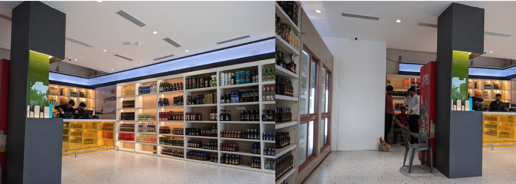 Custom retail merchandising rack by Baba Supersign