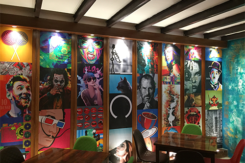 Digital signage screen installed for retail branding by Baba SuperSign