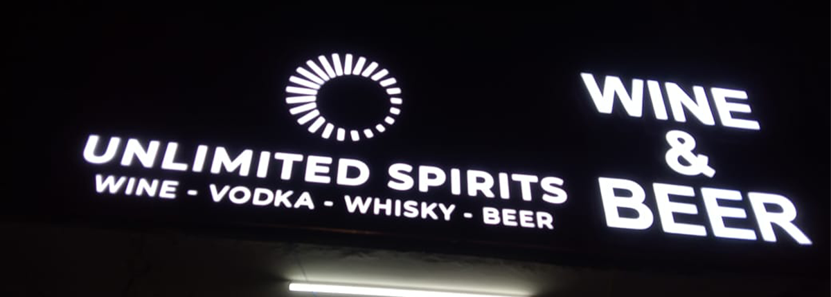 ACP facade signage project by Baba SuperSign