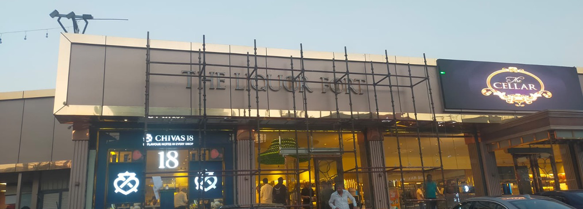 ACP facade signage project by Baba SuperSign