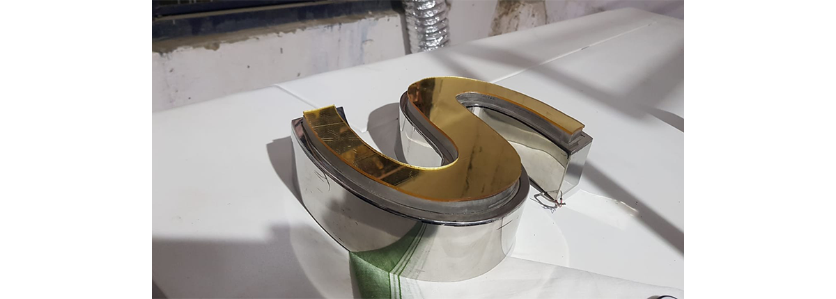Channel letter signage (3D letters) fabrication by Baba SuperSign in Delhi NCR
