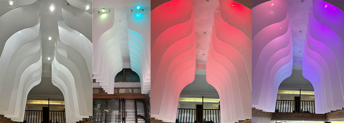Custom lighting and interior feature fabrication