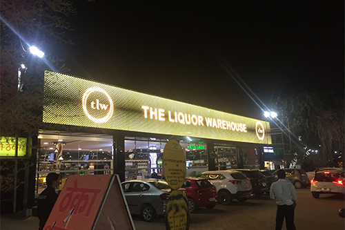 Luxury retail signage and multi-layer signage by Baba Supersign in Delhi NCR