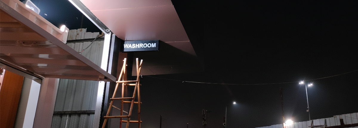 Directional signage design and installation by Baba Supersign